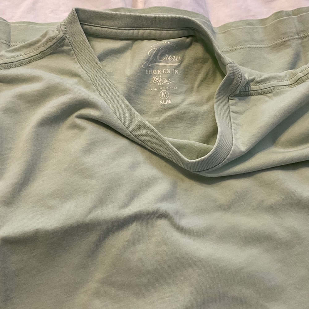 Jcrew Medium slim green tee